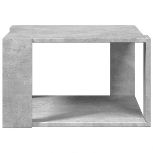 Sofabord i konstrueret træ - 51,5 × 51,5 × 30 cm, betongrå