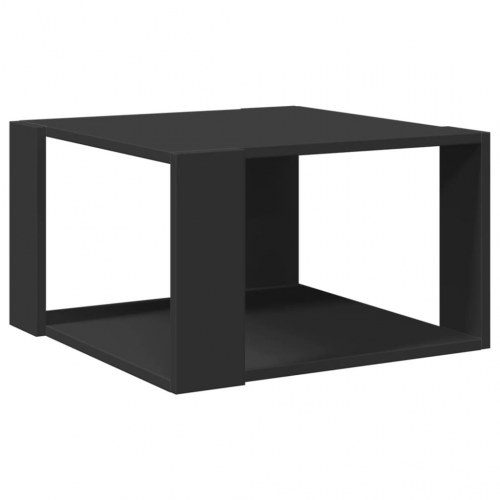 Sofabord 51,5x51,5x30 cm konstrueret træ sort