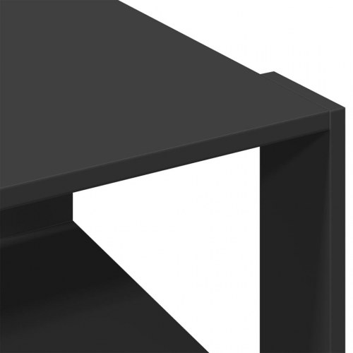 Sofabord 51,5x51,5x30 cm konstrueret træ sort