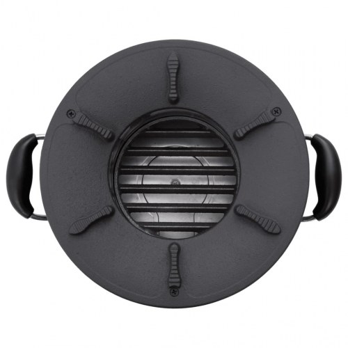 Campingovn 36x26x22,5 cm metal sort