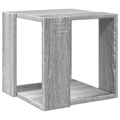 Sofabord 32 x 32 x 30 cm i konstrueret træ - grå sonoma-eg