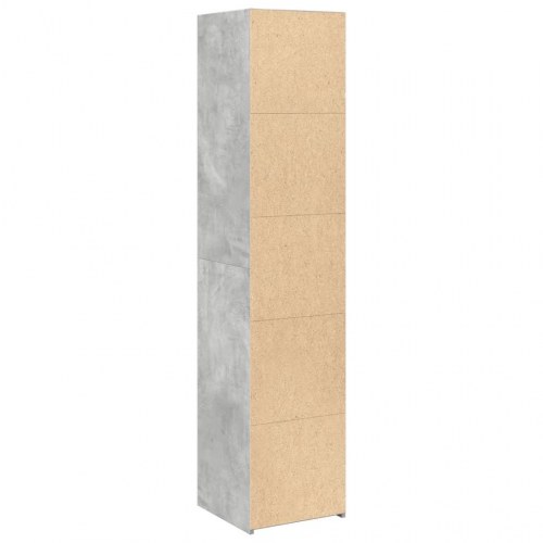 Højskab 40 x 41 x 185 cm - betongrå