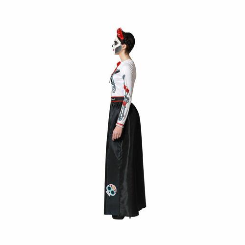 Kostume Skelet Mexicansk dame Multifarvet M/L