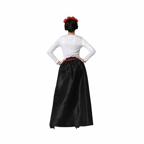Kostume Skelet Mexicansk dame Multifarvet M/L