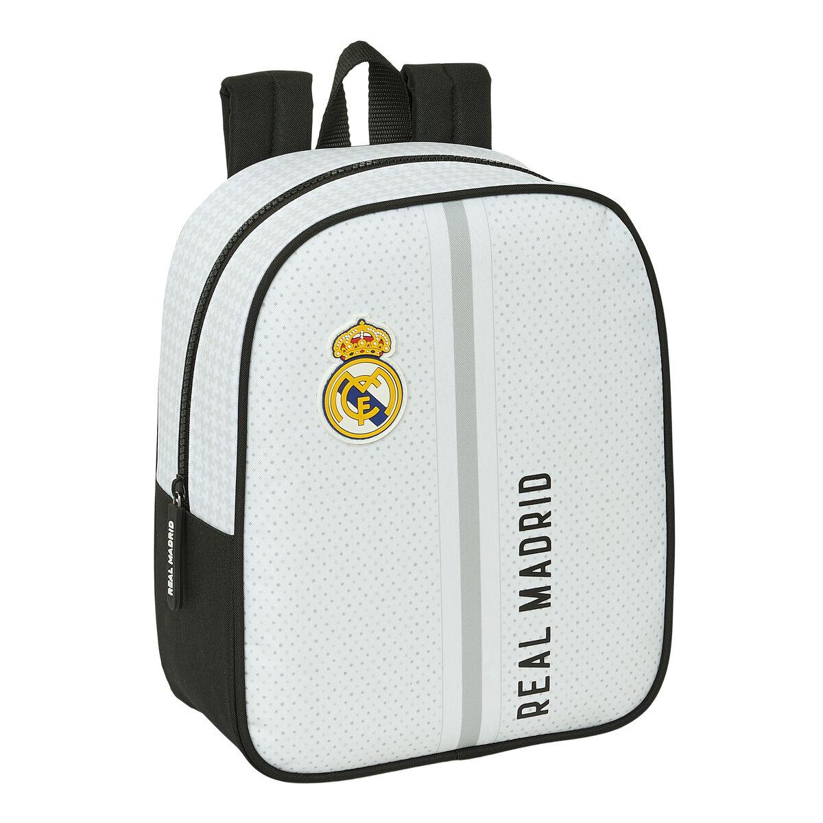 Børnetaske Real Madrid Hvid Grå