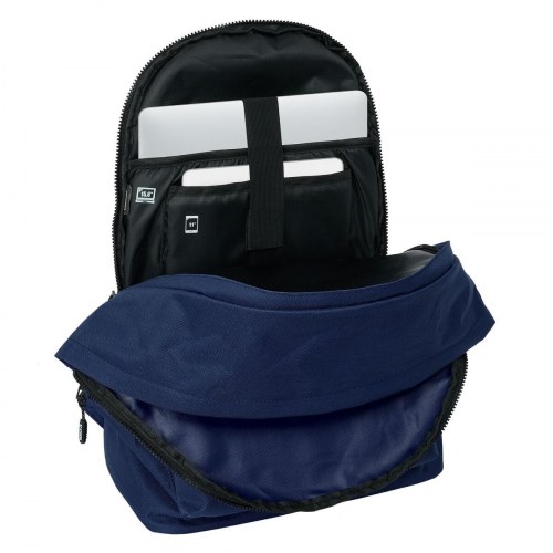 Munich Basic laptop-rygsæk - marineblå, 31 × 44 × 18 cm