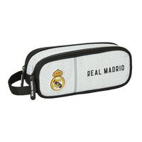 Dobbelt carry-all Real Madrid C.F. Hvid Grå 21 x 8 x 6 cm