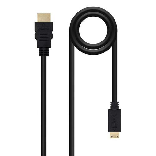 HDMI til mini HDMI kabel NANOCABLE 10.15.0902 1,8 m Sort