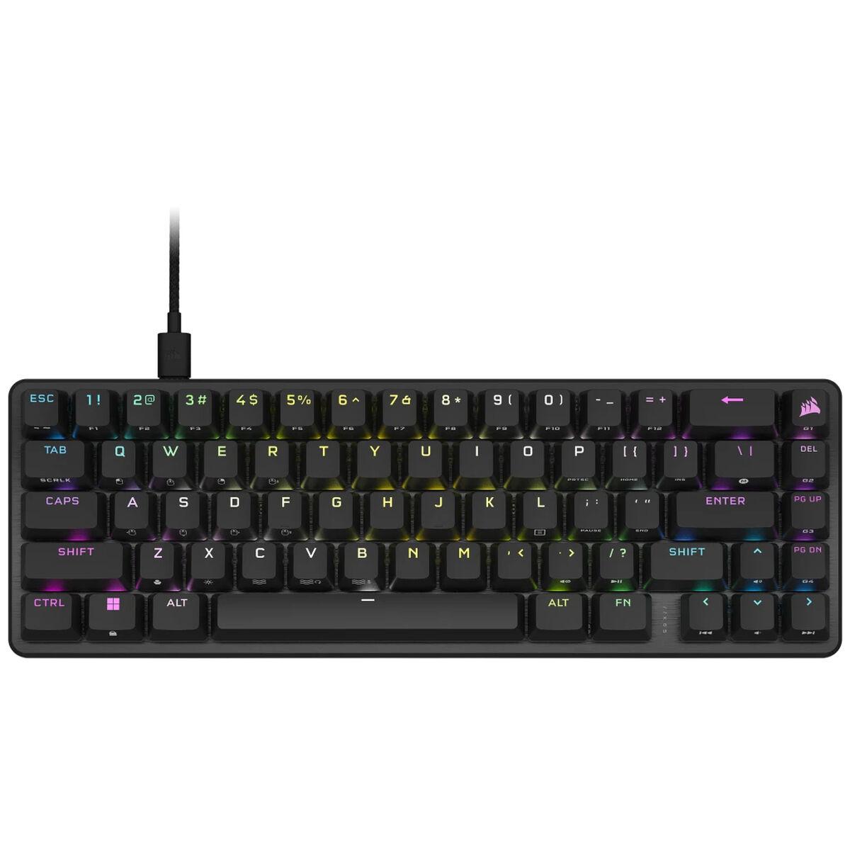 Tastatur Corsair K65 Pro Mini Sort Spansk Qwerty