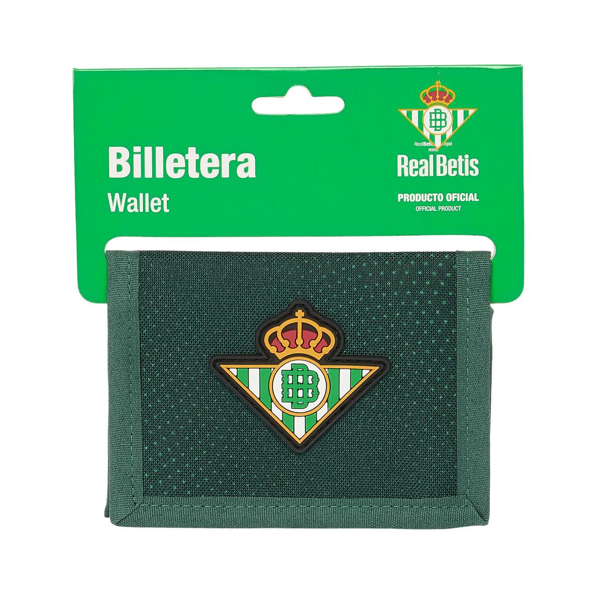 Real Betis Balompié pung - grøn rejsetegnebog 12,5 × 9,5 cm