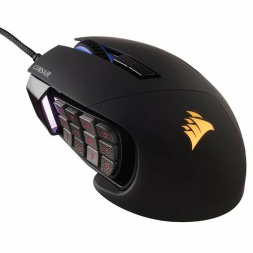 Optisk mus Corsair Scimitar PRO Sort