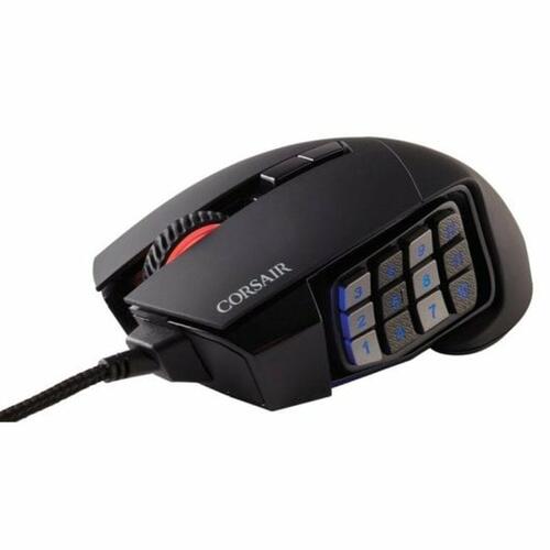 Optisk mus Corsair Scimitar PRO Sort