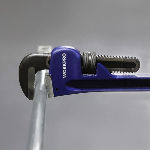 Workpro rørtang 18" - støbejern, blå