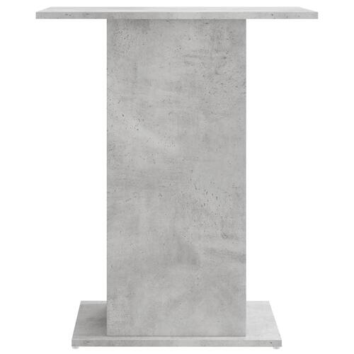 Akvariebord 60,5x36x72,5 cm konstrueret træ betongrå