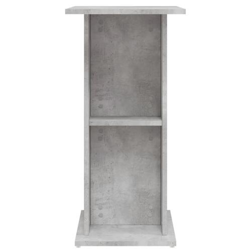 Akvariebord 60,5x36x72,5 cm konstrueret træ betongrå