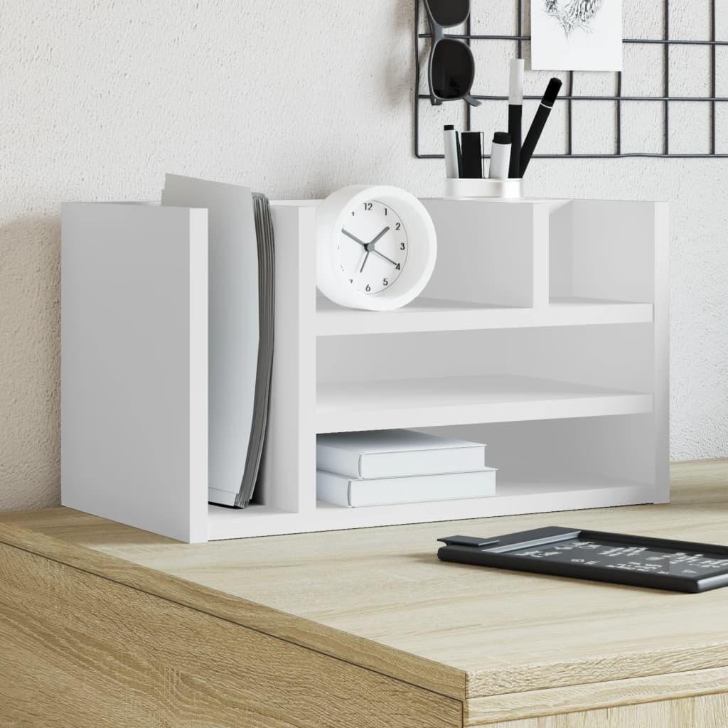Dueslag Til Skrivebord 44 5x24x25 Cm Konstrueret Træ Hvid