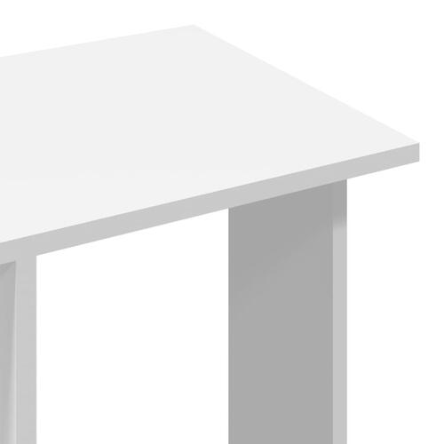 Klædeskab med hjul 102x38x110 cm konstrueret træ hvid
