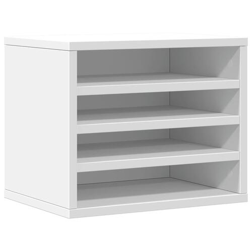 Dueslag til skrivebord 36x26x29,5 cm konstrueret træ hvid