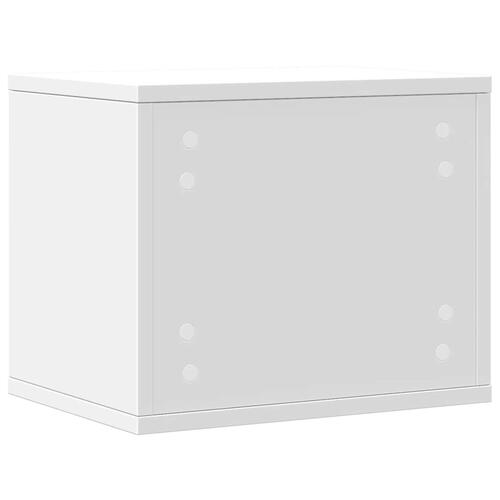 Dueslag til skrivebord 36x26x29,5 cm konstrueret træ hvid