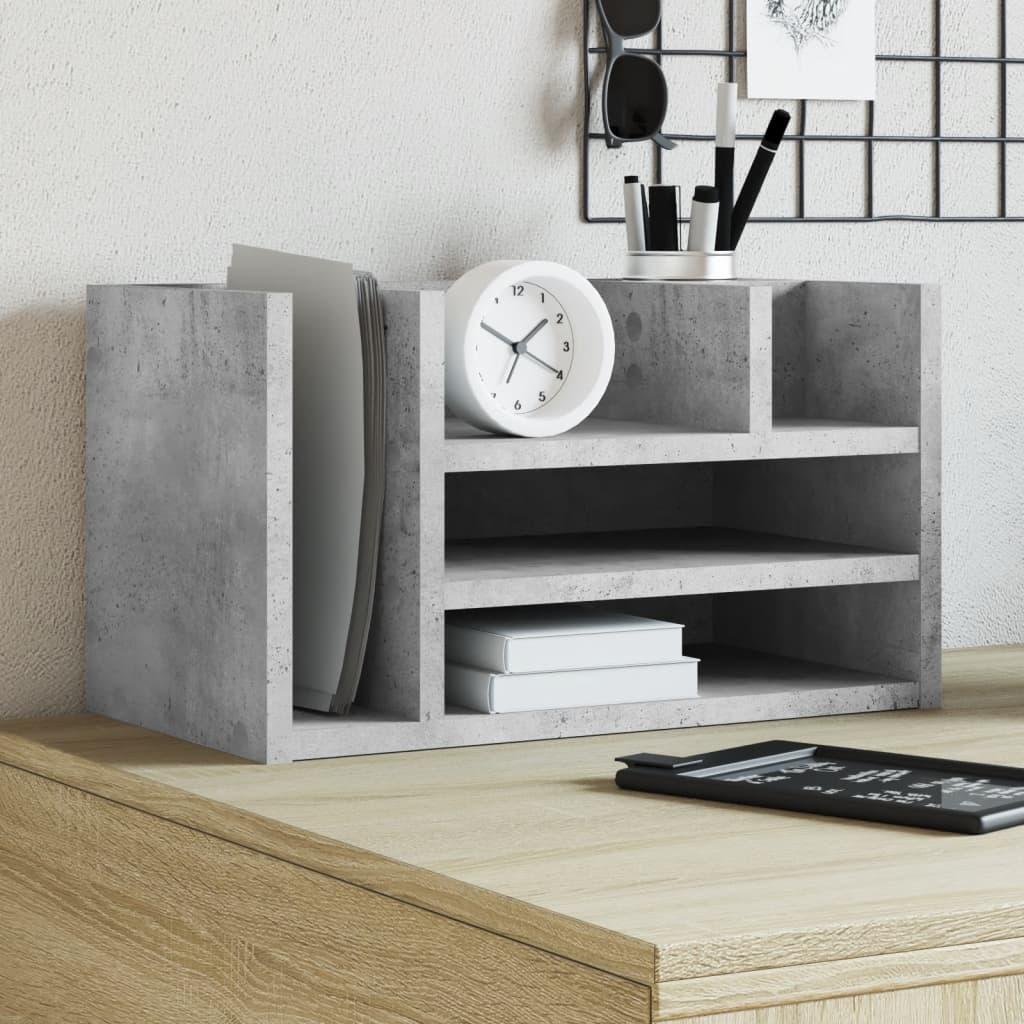 Dueslag Til Skrivebord 44 5x24x25 Cm Konstrueret Træ Betongrå