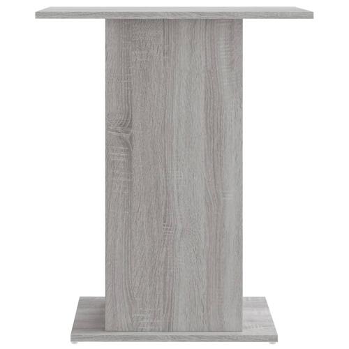 Akvariebord 60,5x36x72,5 cm konstrueret træ grå sonoma-eg