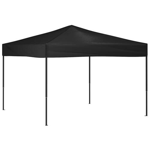 Foldbart festtelt 3x3 m sort