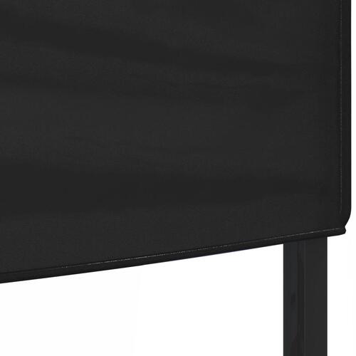 Foldbart festtelt 3x3 m sort