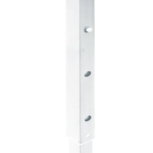 Foldbart festtelt 2x2 m hvid