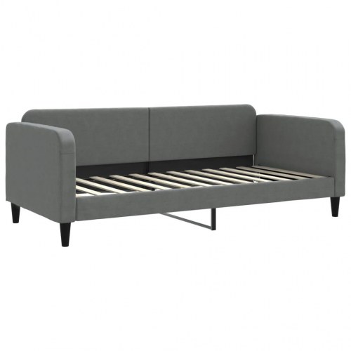 Dagseng med udtræk 90 x 200 cm - mørkegrå