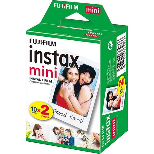 Fujifilm Instax Mini film - 2×10 billeder (hvid ramme)