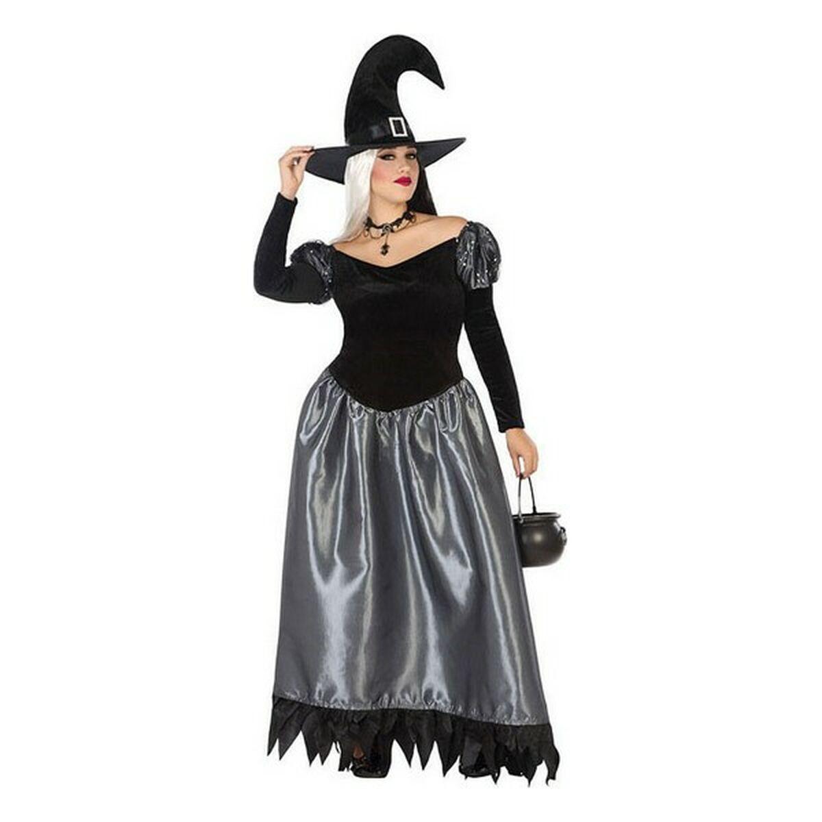 Kostume til voksne Heks Multifarvet (2 Dele) (2 enheder) (2 stk) XL