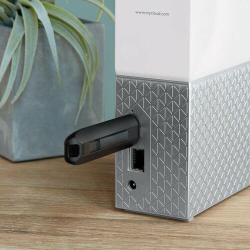 NAS-netværkslagring Western Digital My Cloud Home Sort Grå