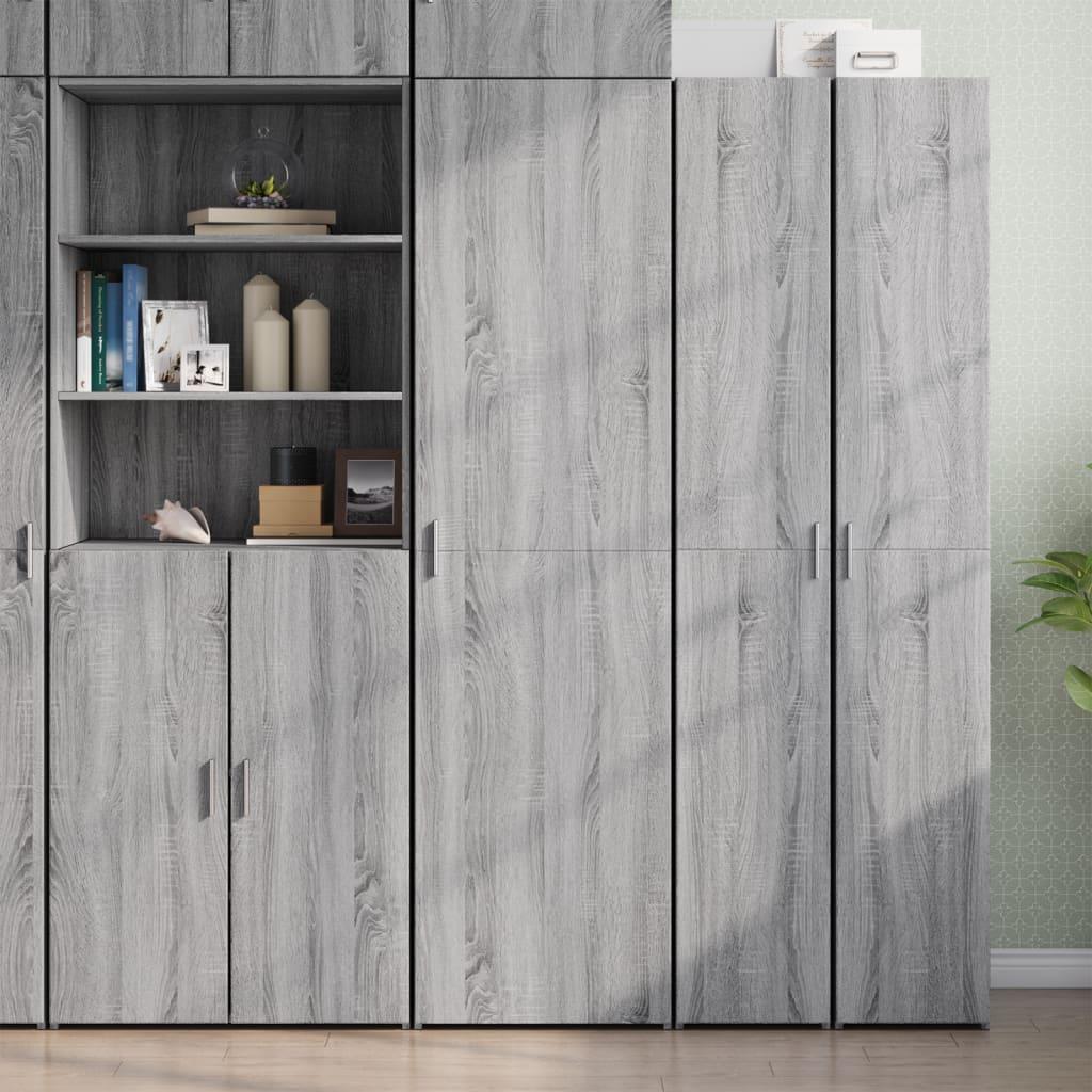 vidaXL skab 50x42,5x185 cm konstrueret træ sonoma-eg