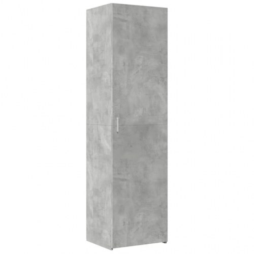 Højskab 50 × 42,5 × 185 cm i konstrueret træ - betongrå
