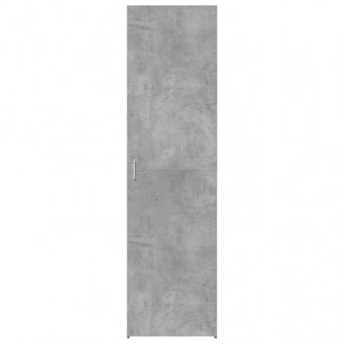 Højskab 50 × 42,5 × 185 cm i konstrueret træ - betongrå