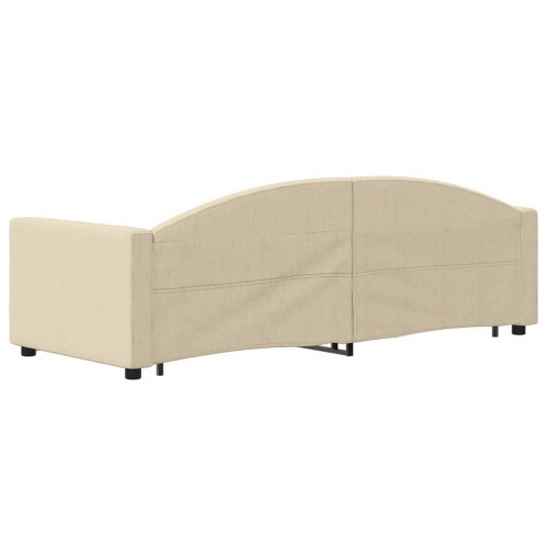 Dagseng med udtræk 80 x 200 cm - cremefarvet
