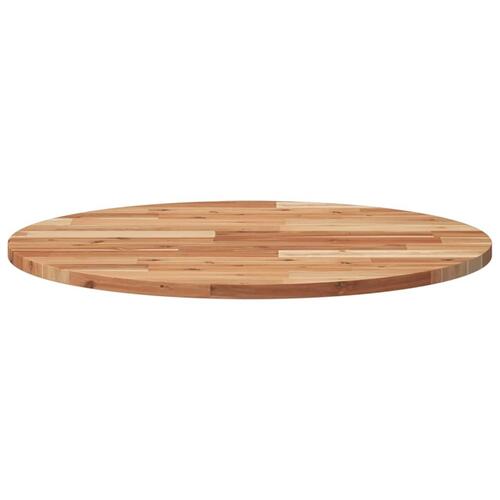 Bordplade Ø70x2 cm rund massivt akacietræ