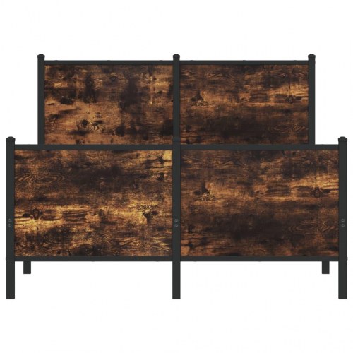 Sengeramme uden madras 120 x 190 cm - røget egetræ