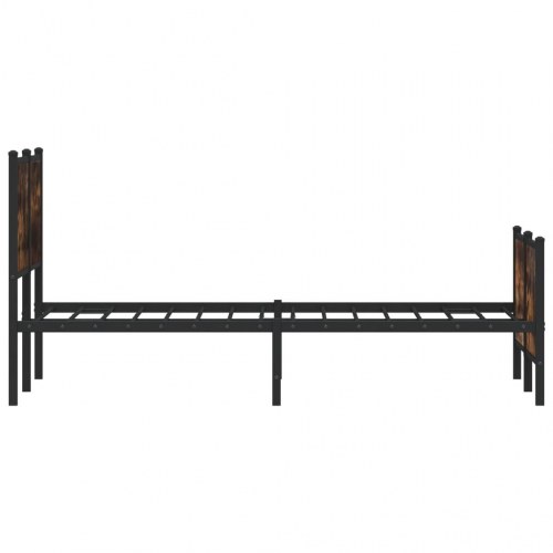 Sengeramme uden madras 120 x 190 cm - røget egetræ