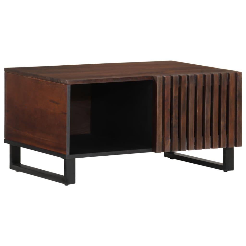 Sofabord 80x51x40 Cm Massivt Mangotræ Brun