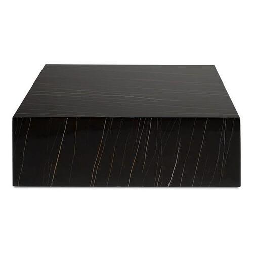 Sofabord Cube (90 x 90 x 28 cm) Marmor Hvid