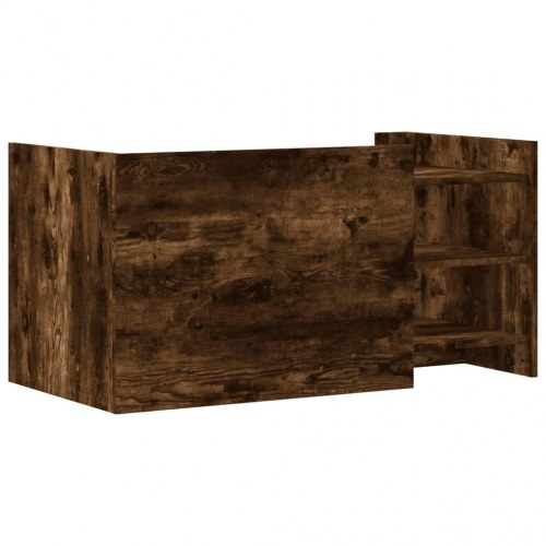 Sofabord 100 x 50 x 50 cm - røget egetræsfarve