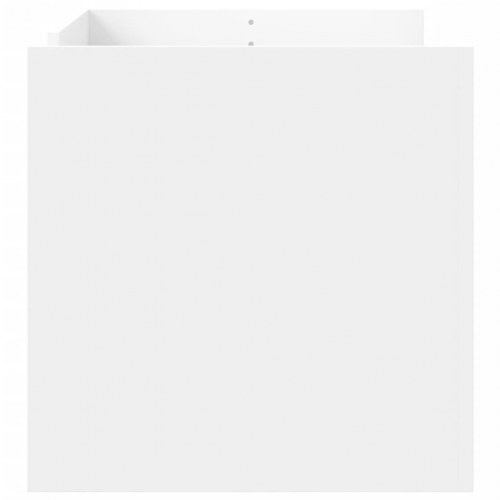 Sofabord med opbevaring 100 x 50 x 50 cm - hvid