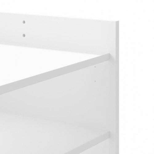 Sofabord med opbevaring 100 x 50 x 50 cm - hvid