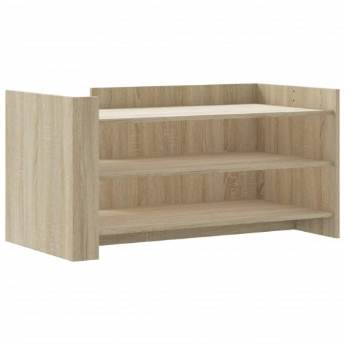 Sofabord 100 x 50 x 50 cm i konstrueret træ - sonoma-eg