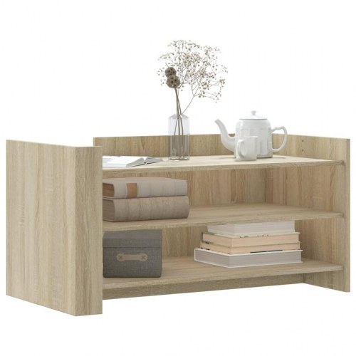 Sofabord 100 x 50 x 50 cm i konstrueret træ - sonoma-eg