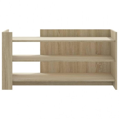 Sofabord 100 x 50 x 50 cm i konstrueret træ - sonoma-eg