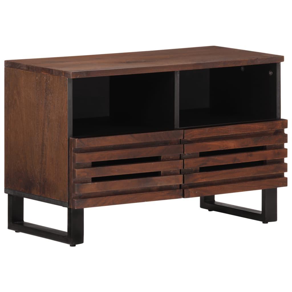 Tv Bord 70x34x46 Cm Massivt Mangotræ Brun