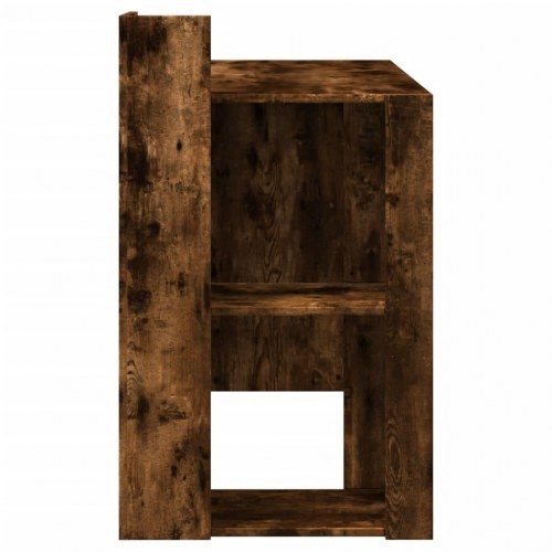 Skrivebord 103,5x56,5x94 cm konstrueret træ røget egetræsfarve