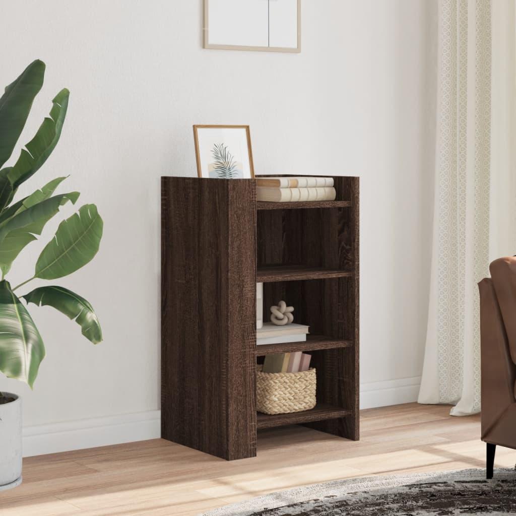 Skænk 45X35X75 Cm Konstrueret Træ Etræsfarve - 45 cm / Brun eg